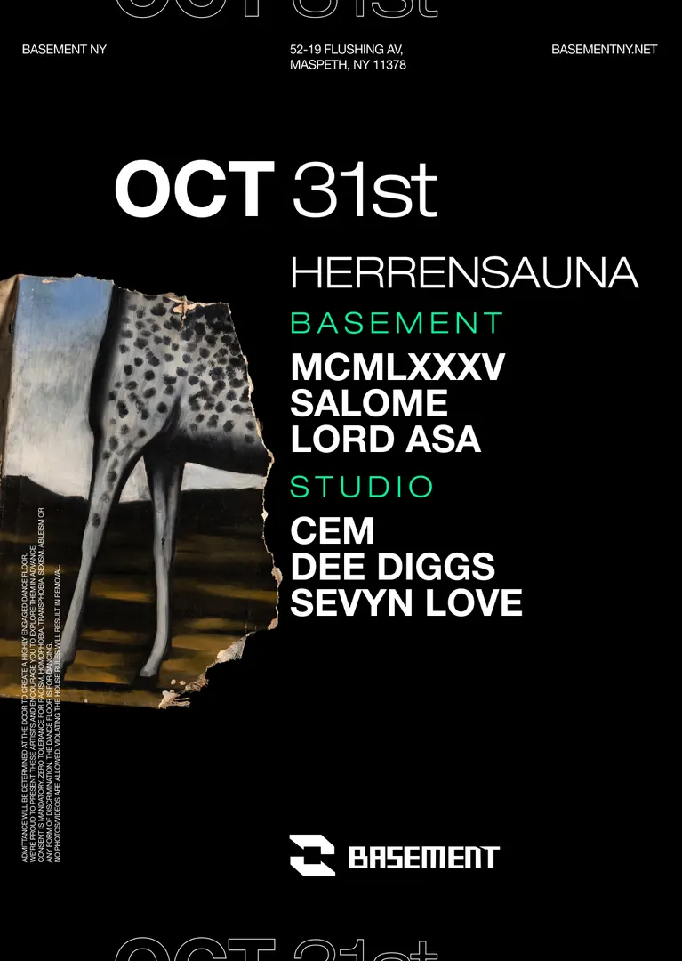 Herrensauna: MCMLXXXV / SALOME / LORD ASA / CEM / Dee Diggs / Sevyn Love