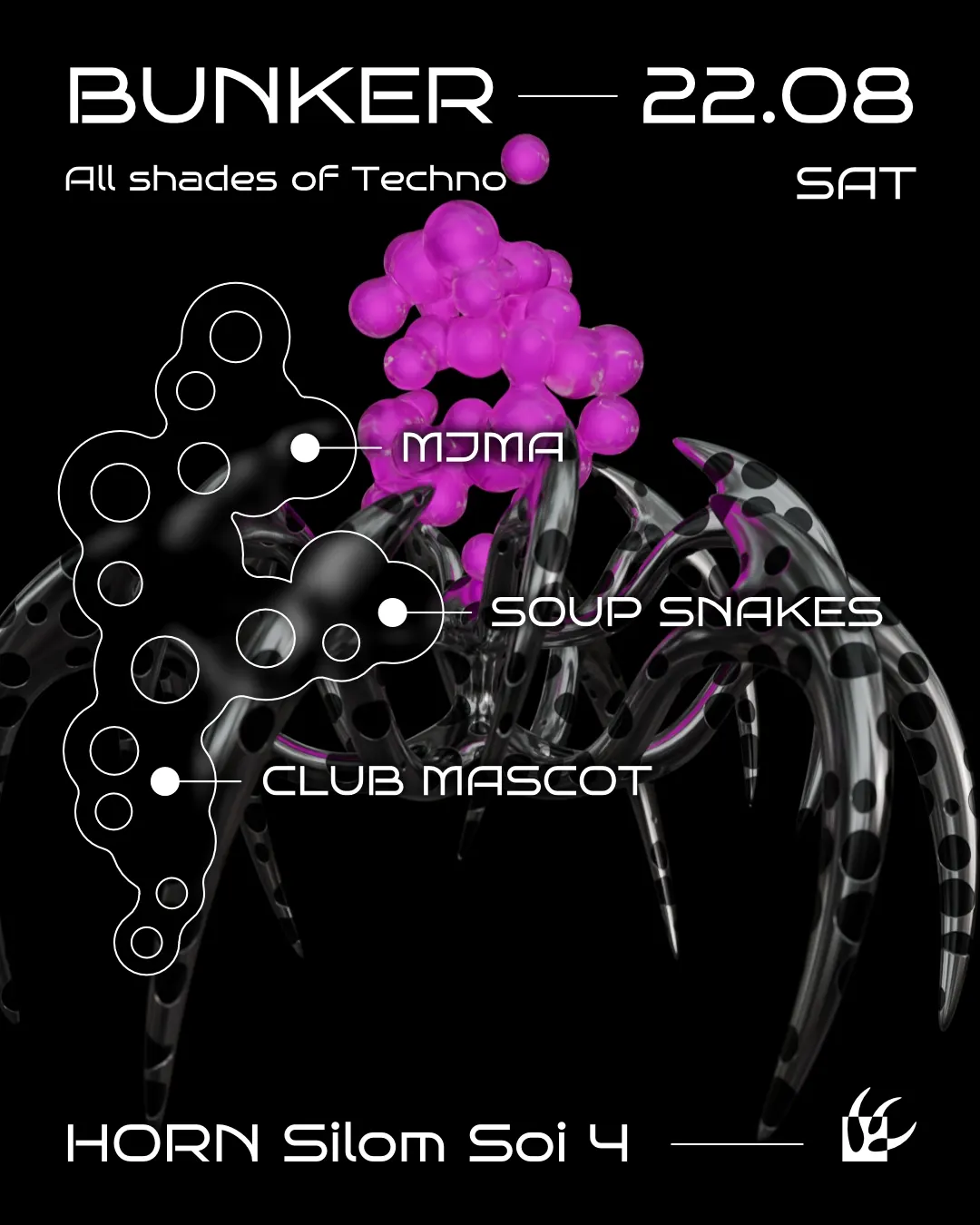 BUNKER: MJMA / Soup snakeS / Club Mascot