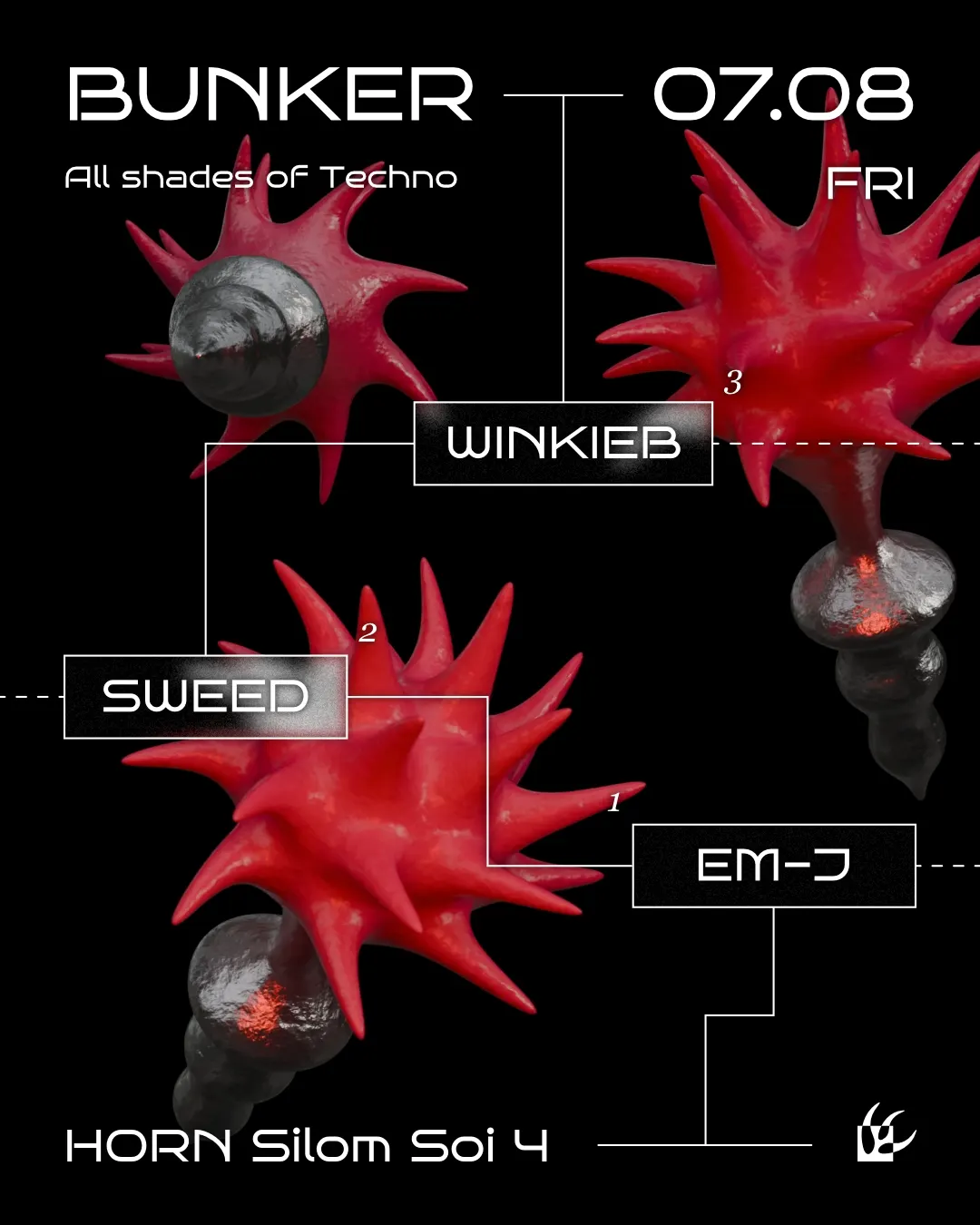 BUNKER: Em-J / Sweed / Winkieb