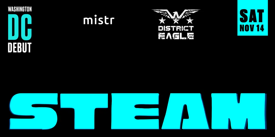 Poster for STEAM: DC Debut - Towel Party at District Eagle