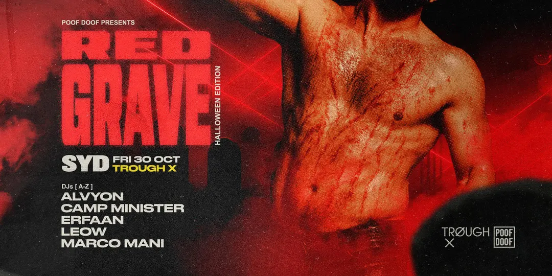 Red Grave Sydney - Fri 30th October thumbnail